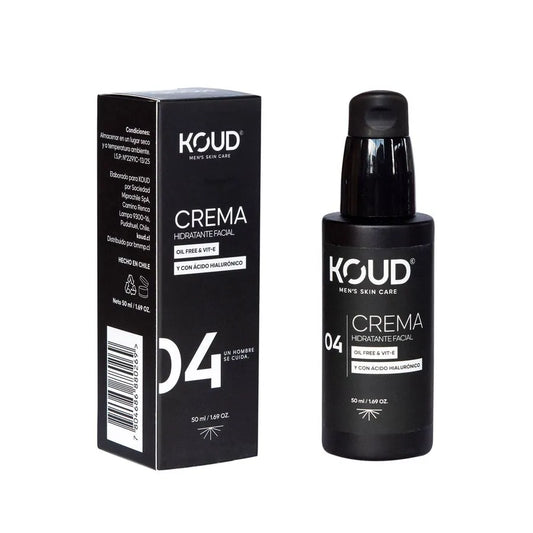 04. CREMA HIDRATANTE FACIAL PARA HOMBRES CON ÁCIDO HIALURÓNICO 50 ML